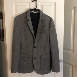 Gray casual blazer